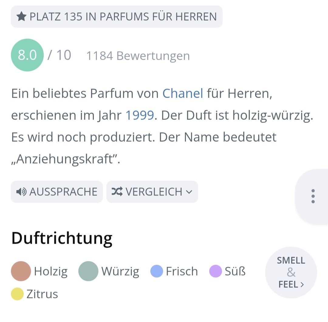Chanel Profumi & Eau de Toilette: 2 ml CHANEL ALLURE HOMME ABFÜLLUNG – Nuovo (secondo la descrizione) da St. Gallen venduto da CaliSunshine 2