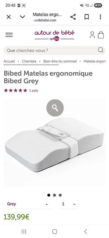 Matelas: Bibed type cocoonebaby matelas ergonomique bébé – D'occasion à Le Landeron par val_v7vp