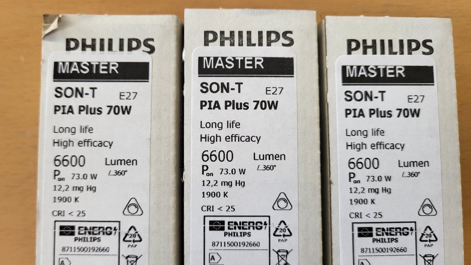 Philips Lampade: Natriumdampflampe MASTER SON-T PIA Plus 70W/220 E27 3 Stk. – Nuovo e nell'imballaggio originale da Rapperswil SG venduto da AndiRap 4