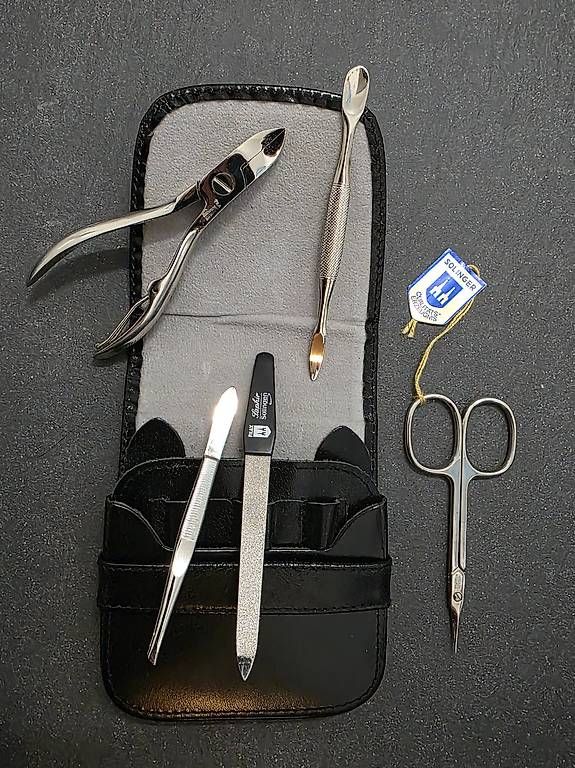 Manicure: Solingen Maniquere-Set in Etui – Nuovo e nell'imballaggio originale da Urtenen-Schönbühl venduto da sandrabern01 2