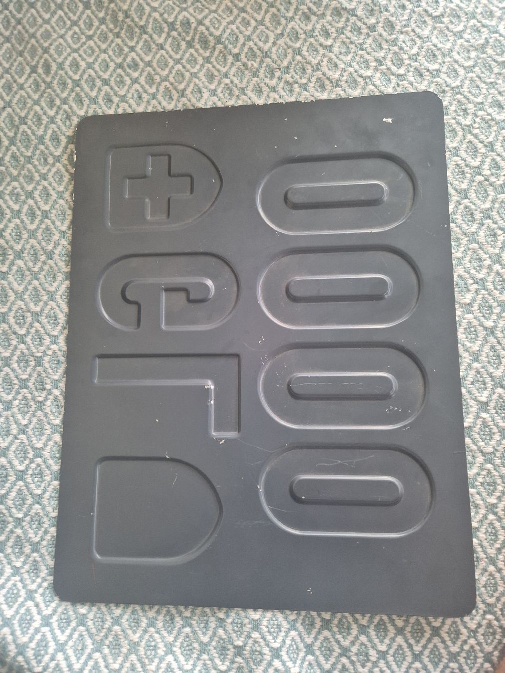 Insegne: Nummernschild GL 0000 altes format 31x24 – Usato da Biel/Bienne venduto da CS013 1