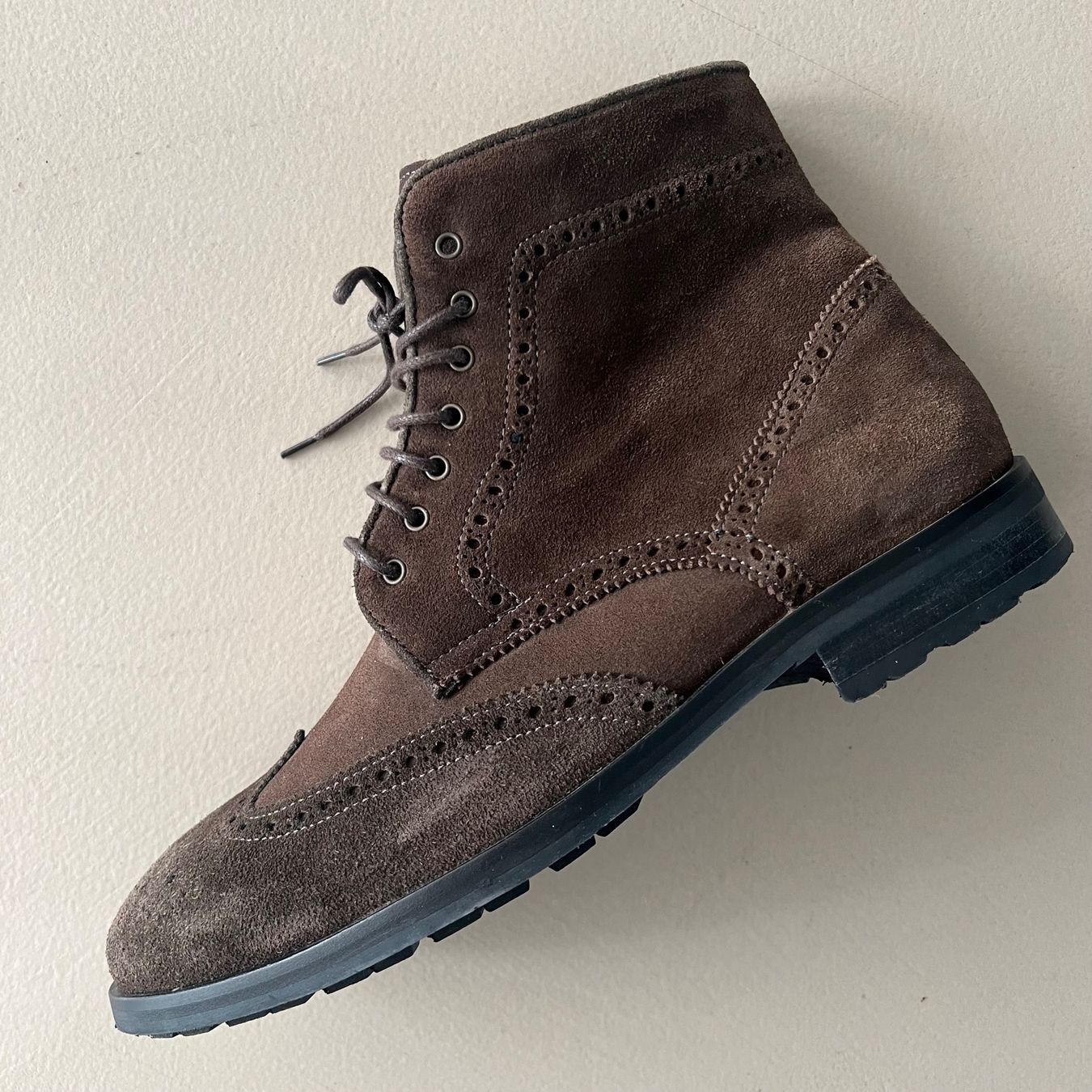 Navyboot Scarpe da uomo: NAVYBOOT Veloursleder Schnürschuhe 🤎 – Usato da Zürich venduto da ClosetQueen