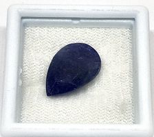 1x Tanzanite poire 15x10 mm 7.31 ct - CERTIFICAT 440.- Fr.
