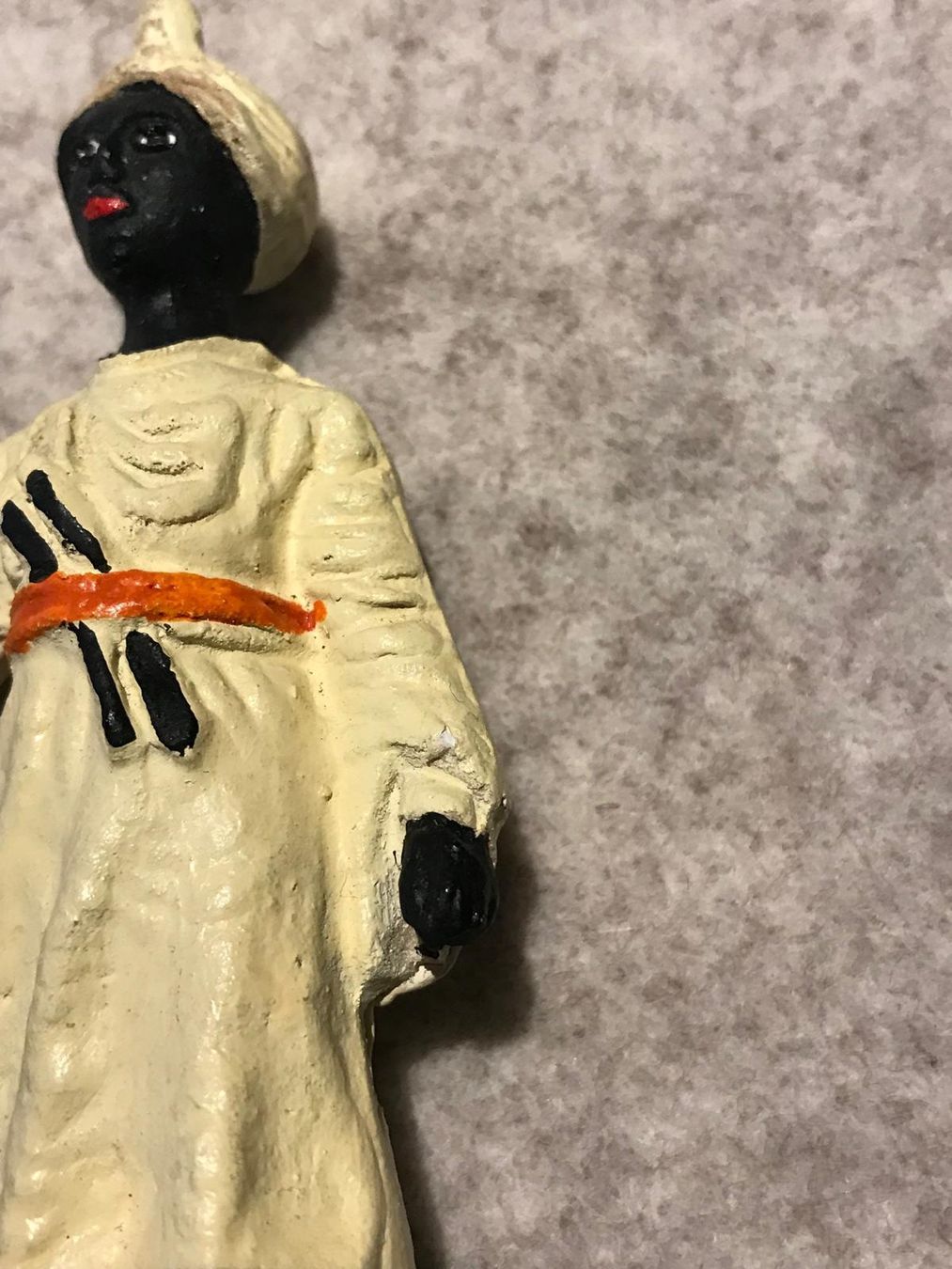 Figuren: Krippenfigur, Elastolin, Kamelführer / Beduine – Gebraucht aus Niederurnen von Guste 2