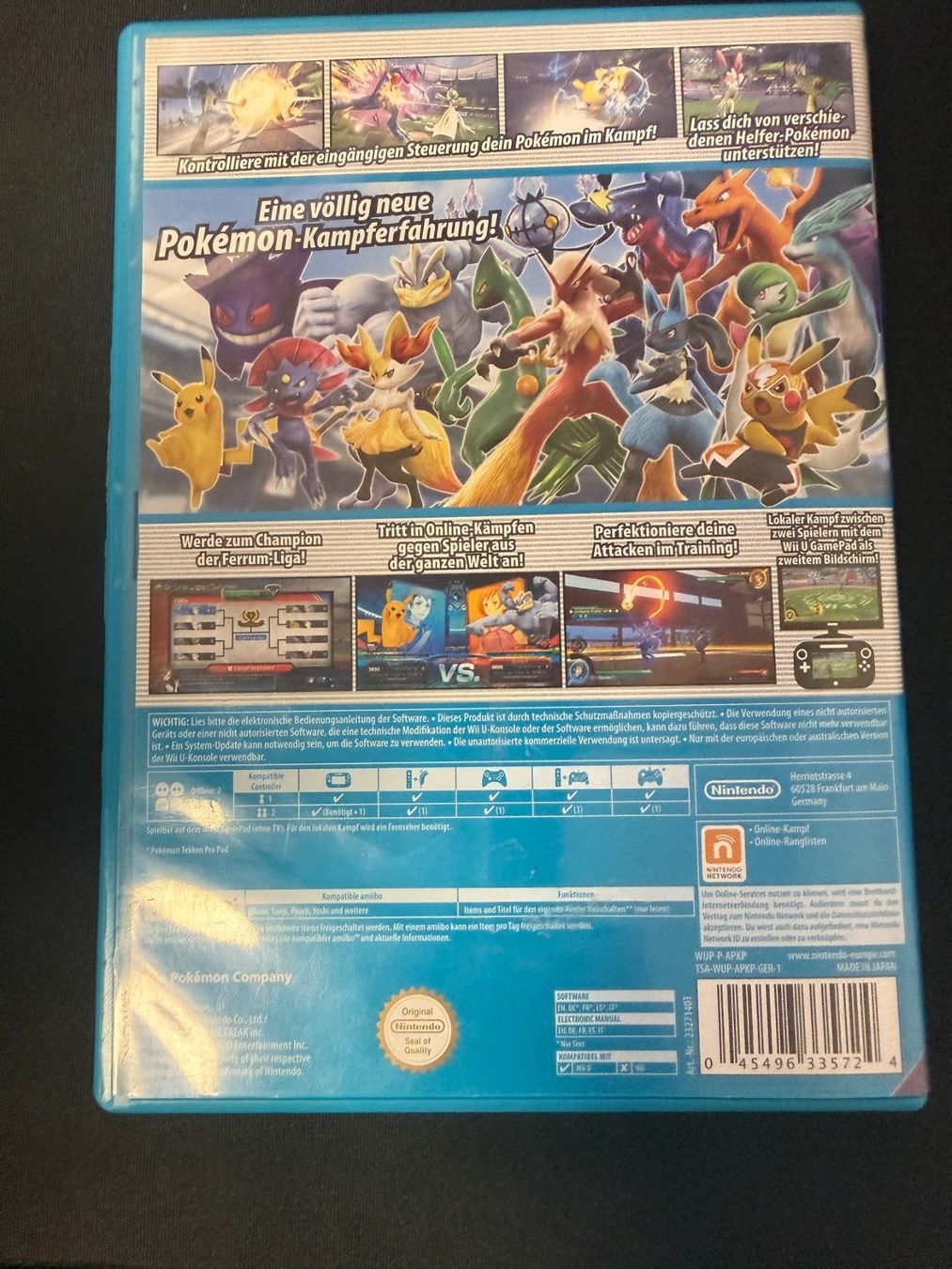 Nintendo Spiele: Pokémon Tekken - Wii U – Gebraucht aus Pont-de-la-Morge von Darfal 2