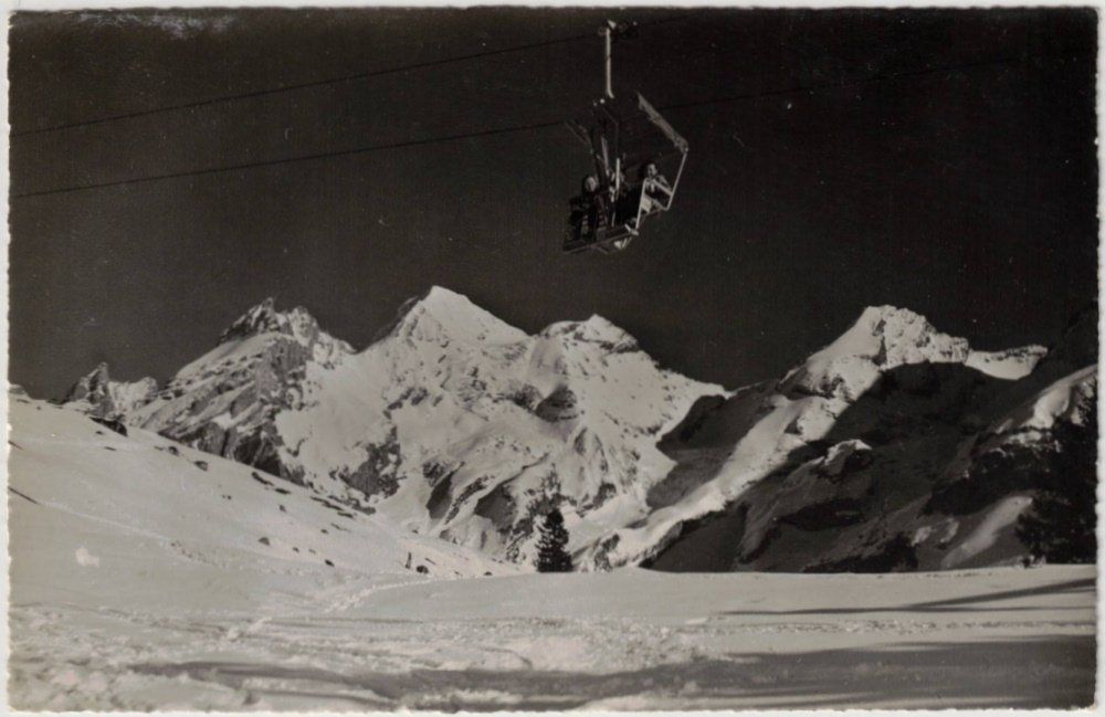Cartoline postali: Kandersteg - Sessellift Oeschinen – Usato da Binningen venduto da Mountainrider