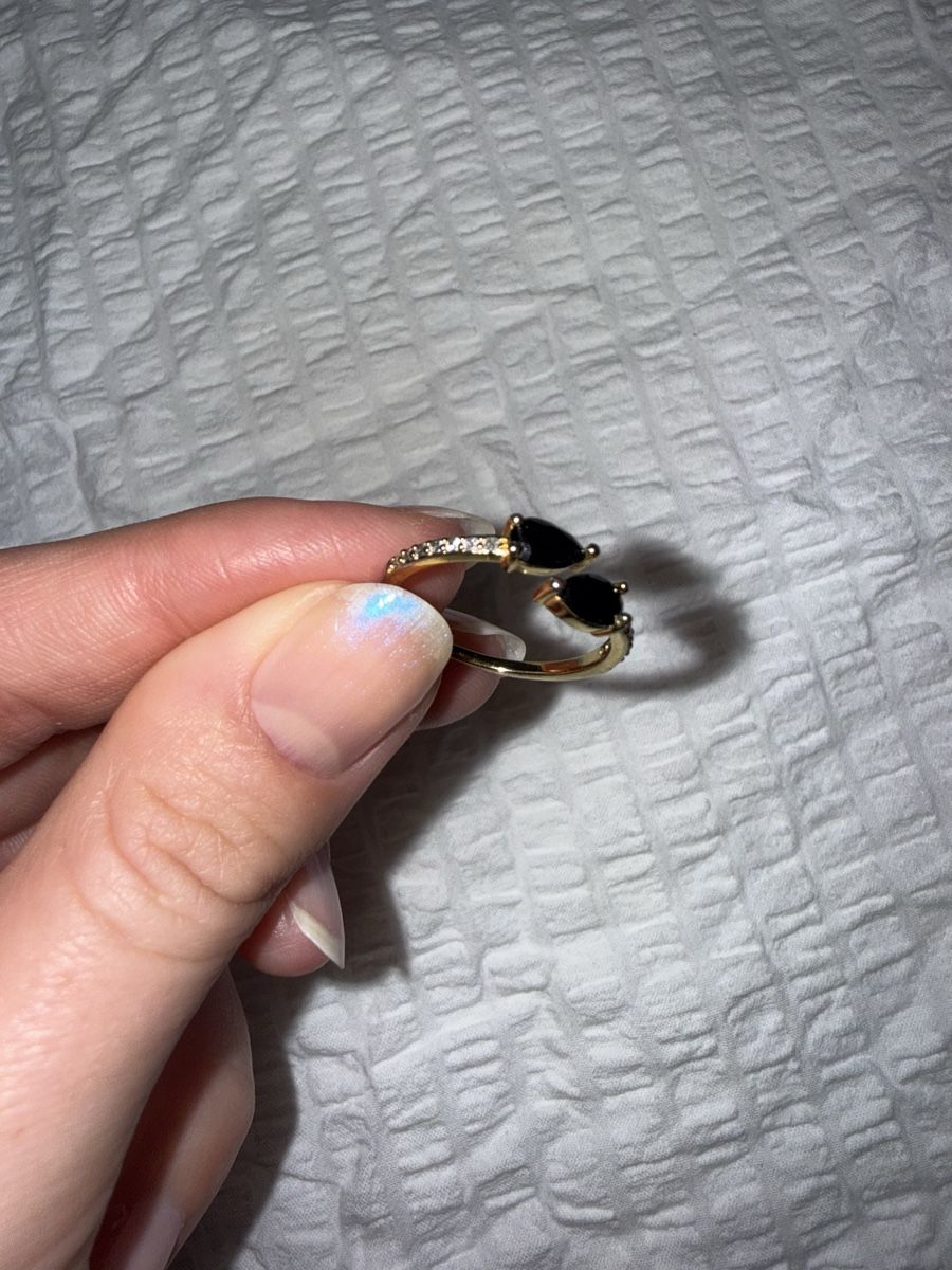 Anelli: Ring mit schwarzen Steinen – Nuovo (secondo la descrizione) da Luzern venduto da Itsclaire 5
