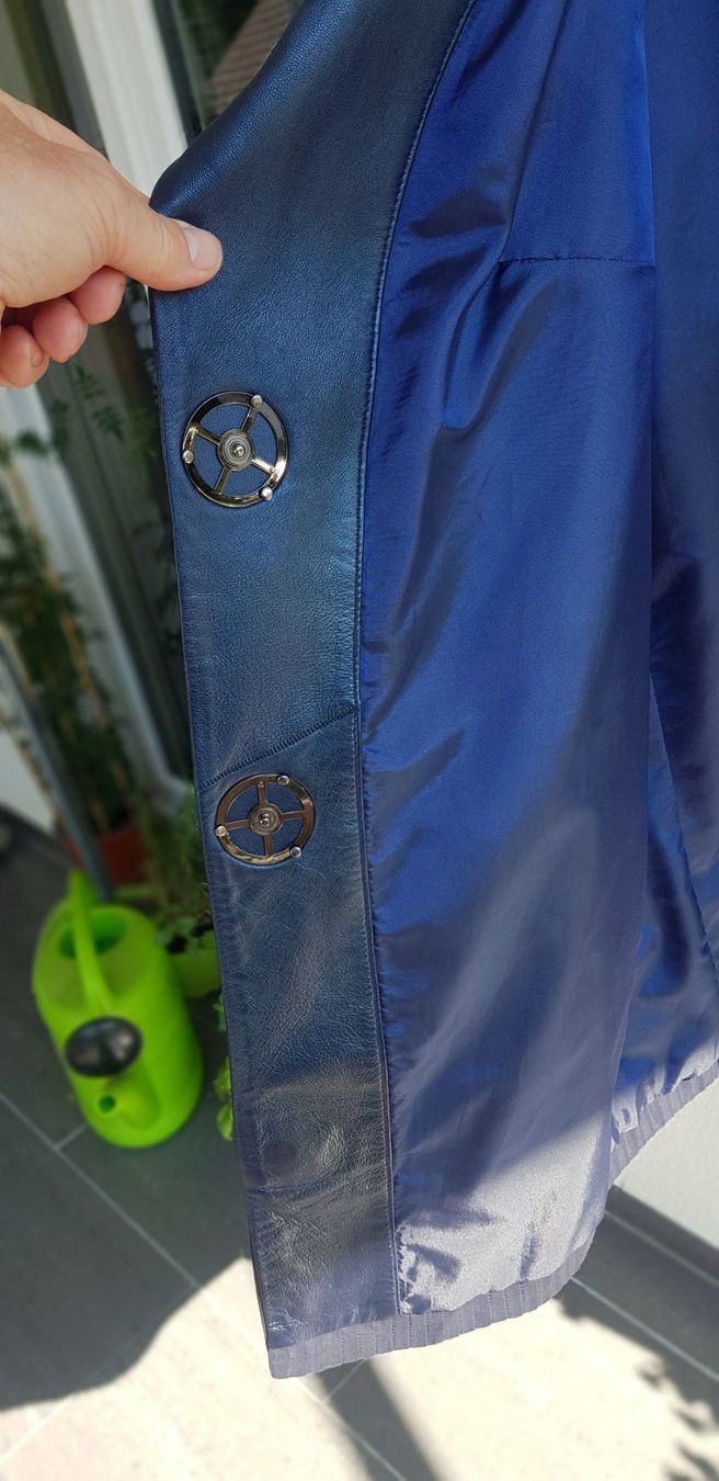 Jacken: Schöne Nappalederjacke  Grösse 42  Blau – Gebraucht aus Embrach von Antonloeffel 2