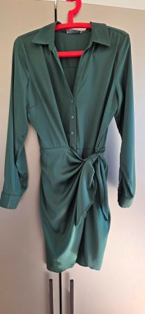 Elegantes GUESS Hemdkleid, Grün, Grösse M