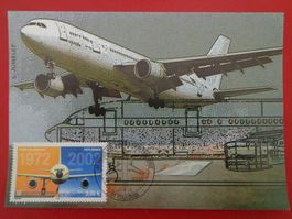 Maximumkarte MK 2002 Frankreich/ Flugpost, Airbus