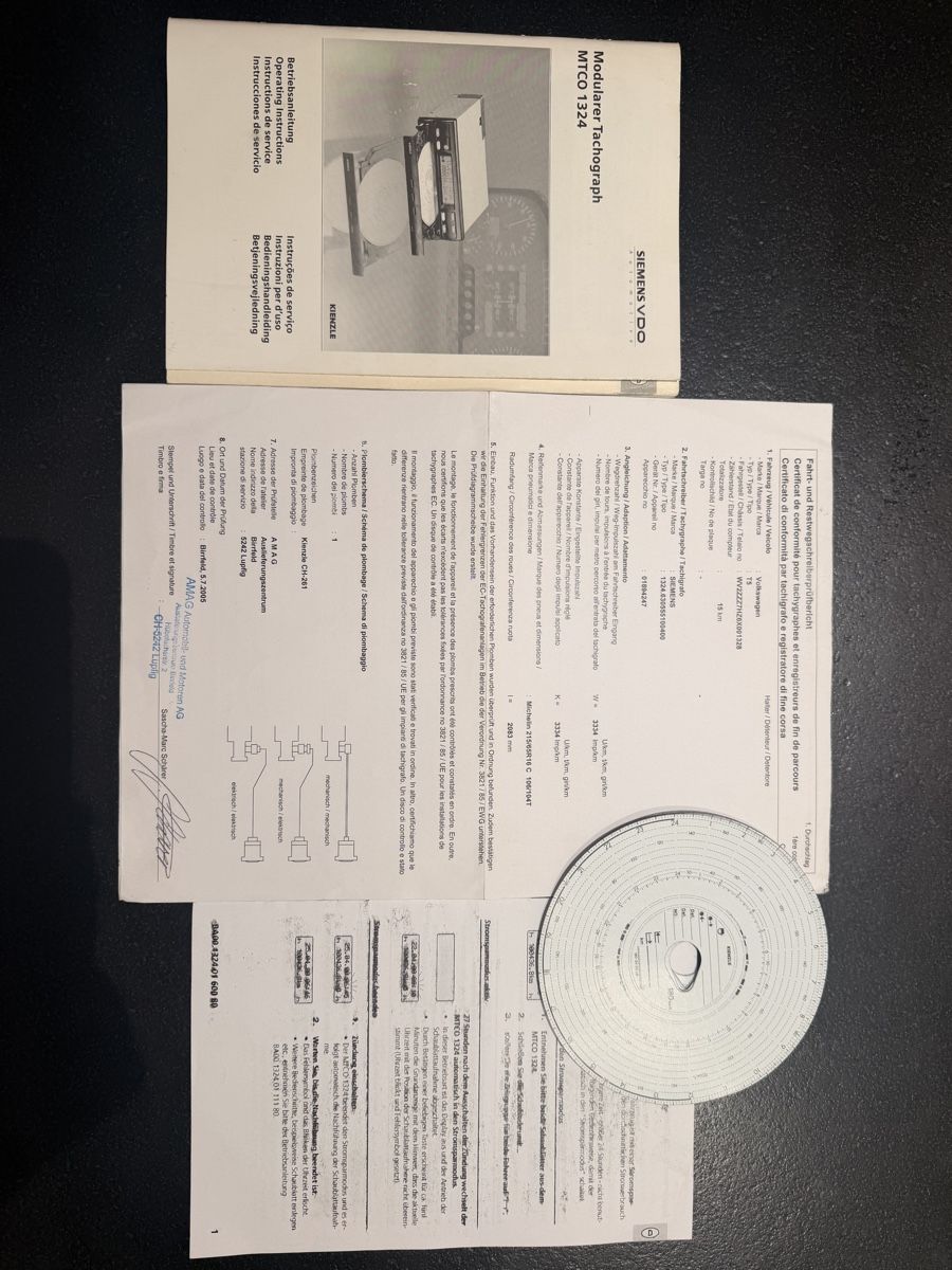 Alle Ersatzteile: Siemens VDO MTCO 1324 Tachograph  – Gebraucht aus Altstätten SG von Bb1700 2