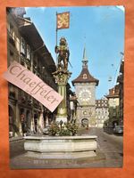 1970 Bern Zytgloggeturm mit Zähringerbrunnen