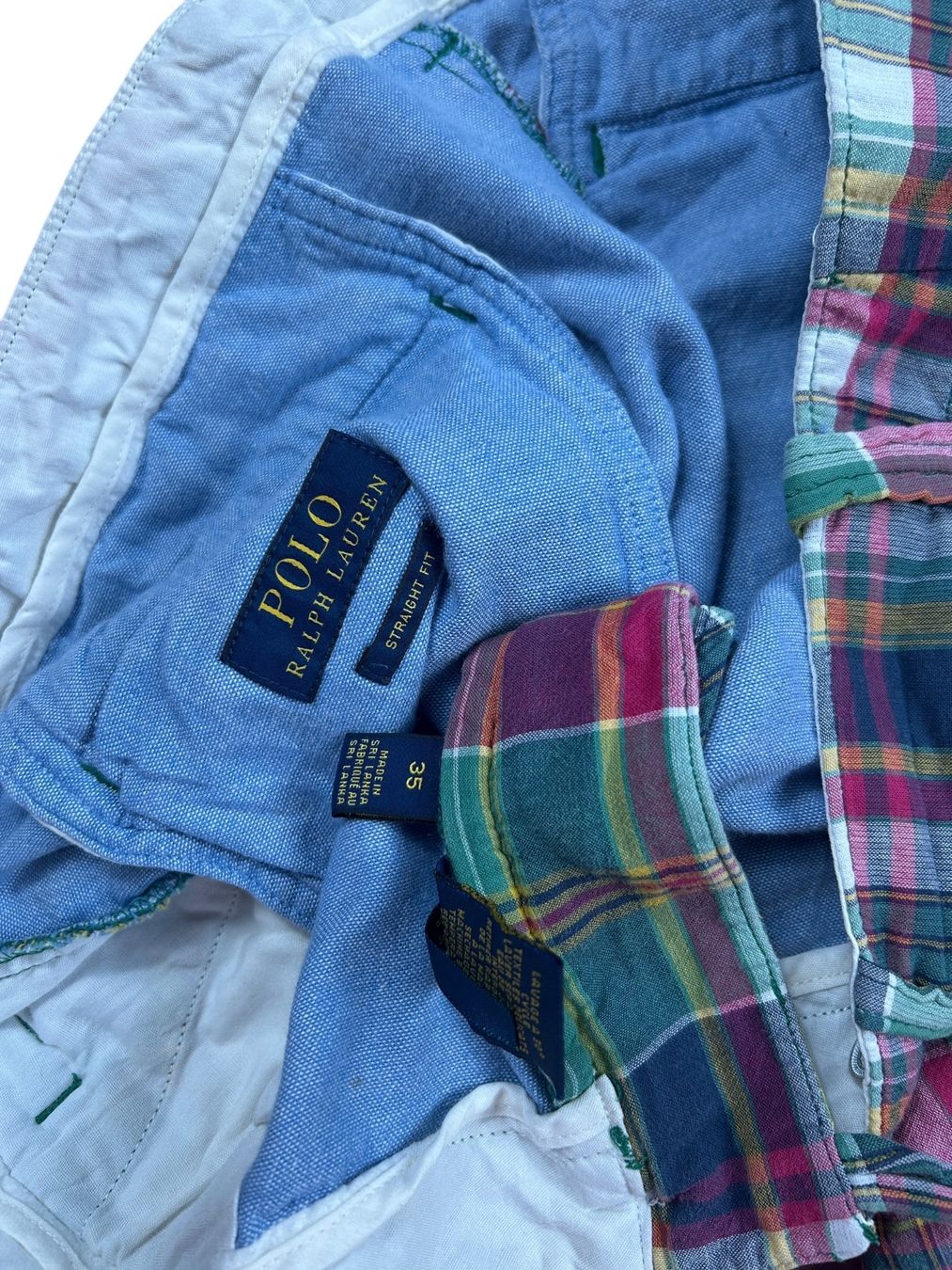 Ralph Lauren Pantaloni: Short Ralph Lauren Multicolore patchwork - W35 India Madras – Nuovo (secondo la descrizione) da Hauterive NE venduto da Leo_o 3
