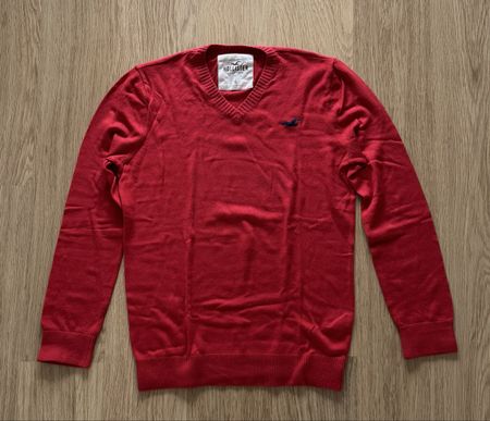 Roter Hollister Pullover Grösse S