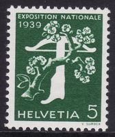 SBK-Nr. 232z (Exposition Nationale 1939) ungebraucht *