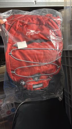 Tracking Rucksack rot - Marke Crane neu und originalverpackt
