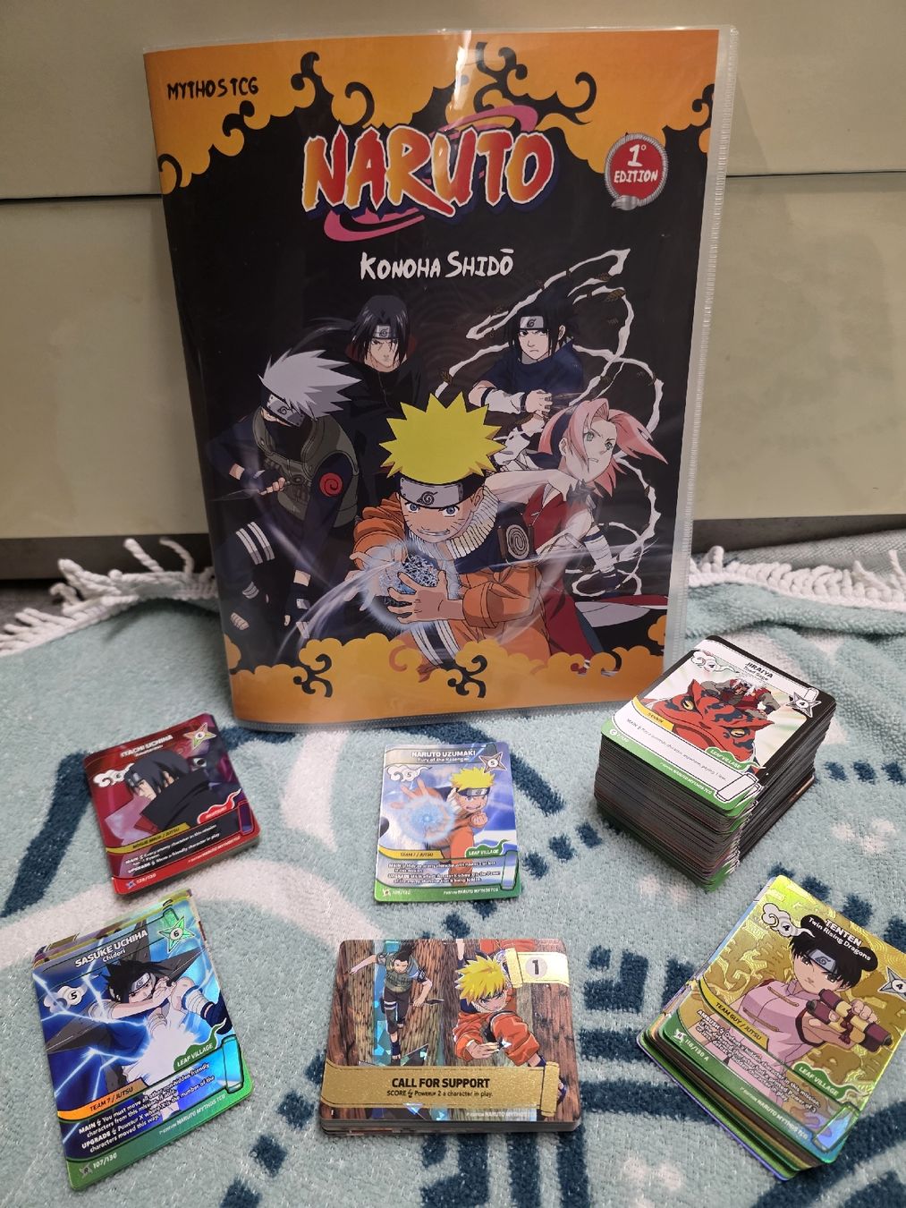 Cartes à collectionner: Naruto Sammelkarten mit Sammelmappe – Neuf (Voir description) à Zwingen par Vader.