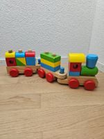Bunter Zug Holzspielzeug