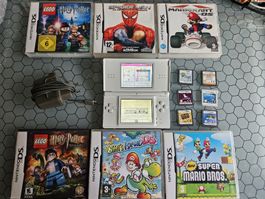 Nintendo DS Lite avec 12 jeux 