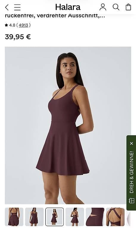 Robes: Halara Kleid mit Taschen, L  – D'occasion à Schlieren par chr_kdf8