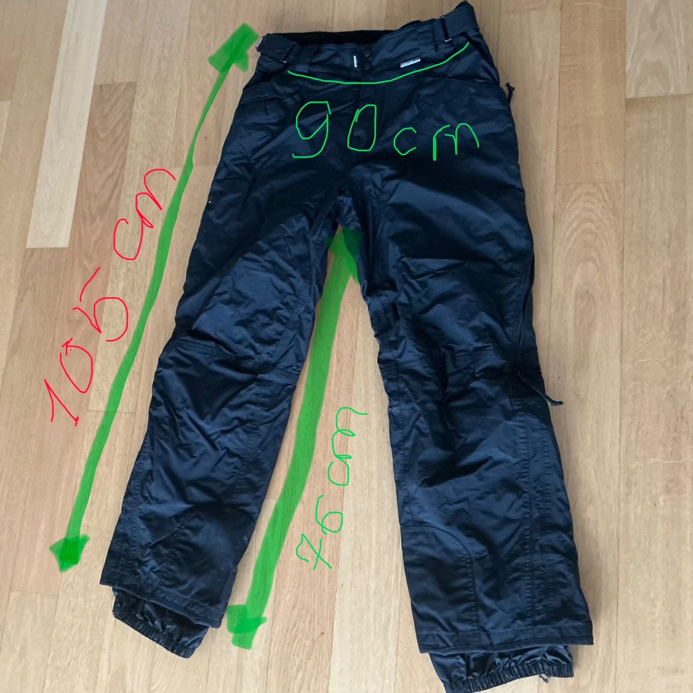 Reima Pantaloni: Reima Winterhose, Gr. M, schwarz, – Usato da Geroldswil venduto da Lilleke 4
