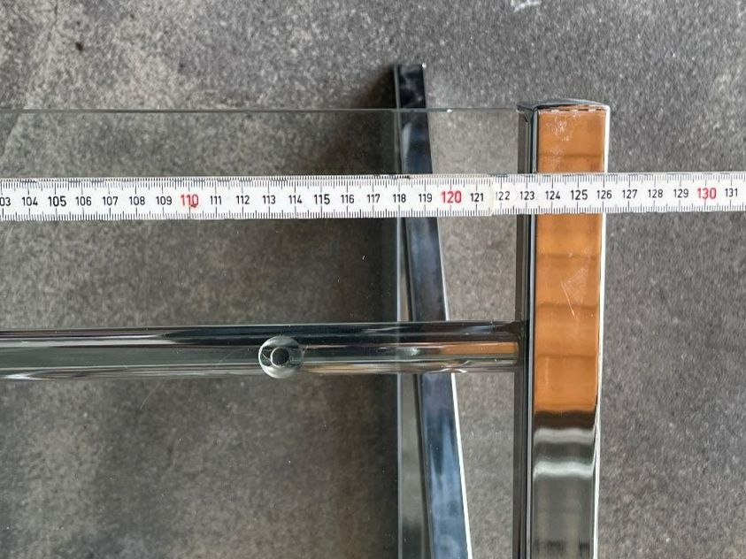 Schreibtische: Glas/Chromstahl - Schreibtisch – Gebraucht aus fanas von inquaderis 2