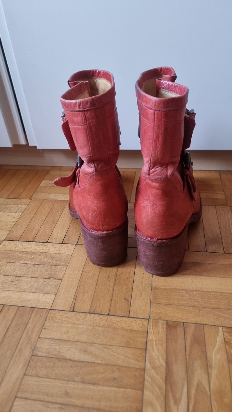 Scarpe da donna: Bottes en cuir rouge, taille 38 – Usato da Carouge GE venduto da mon_x9y7 3