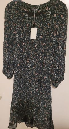nile kleid, neu, gr xs, dunkelblau , blumenmuster