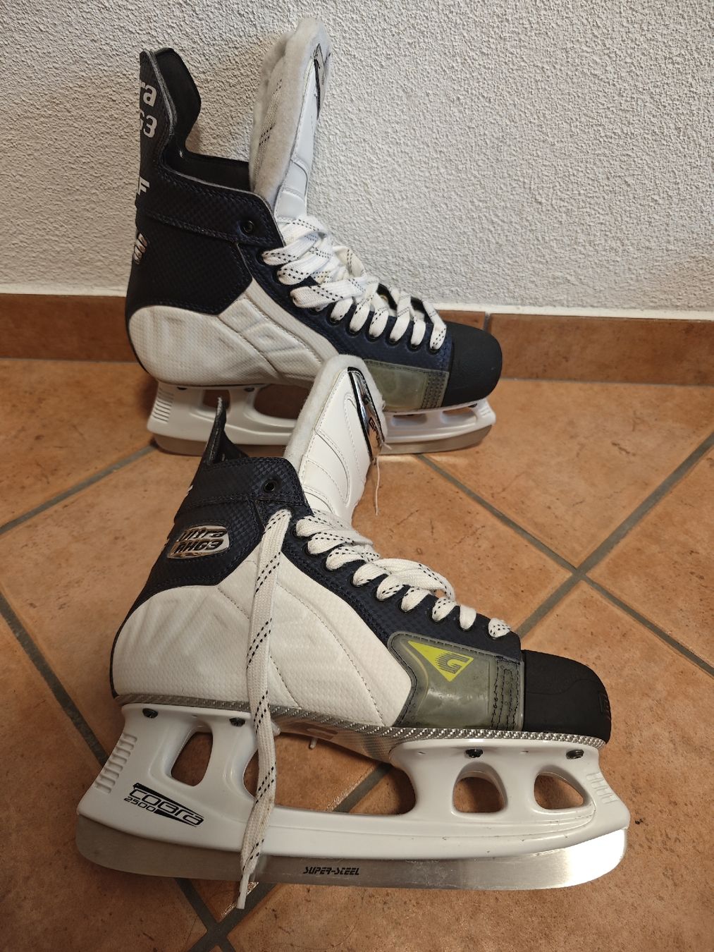 Graf Pattini da ghiaccio: Herren Schlittschuhe Graf Gr.44 / 9.5 – Nuovo (secondo la descrizione) da Bichelsee venduto da Raoul06 3