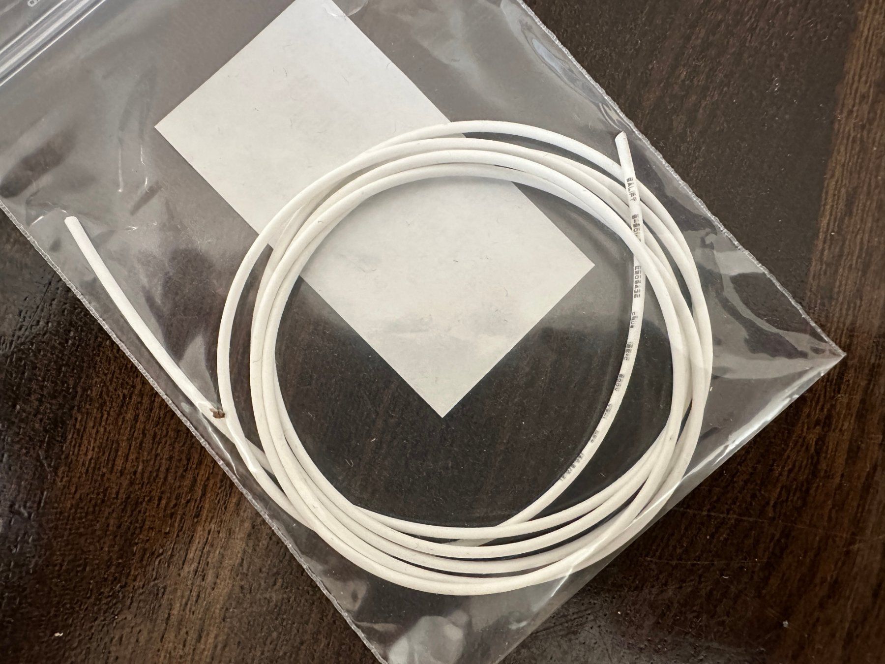 Elektronikbauteile: Schrumpfschlauch 0.8mm weiss - ca.1m – Neu und originalverpackt aus Lausanne von brixton 1