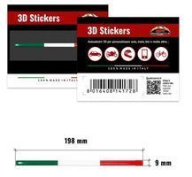 Italia Italien tricolore 3D Aufkleber Sticker 198mm NEU