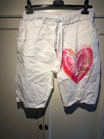 SOMMER SHORTS ,STRETCH- WEISS DAMEN