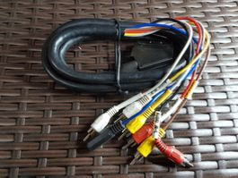 Câble Jack 3,5 mm x RCA x Scart