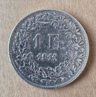 1 Fr. Silber Schweiz 1911 Schweizer Münze