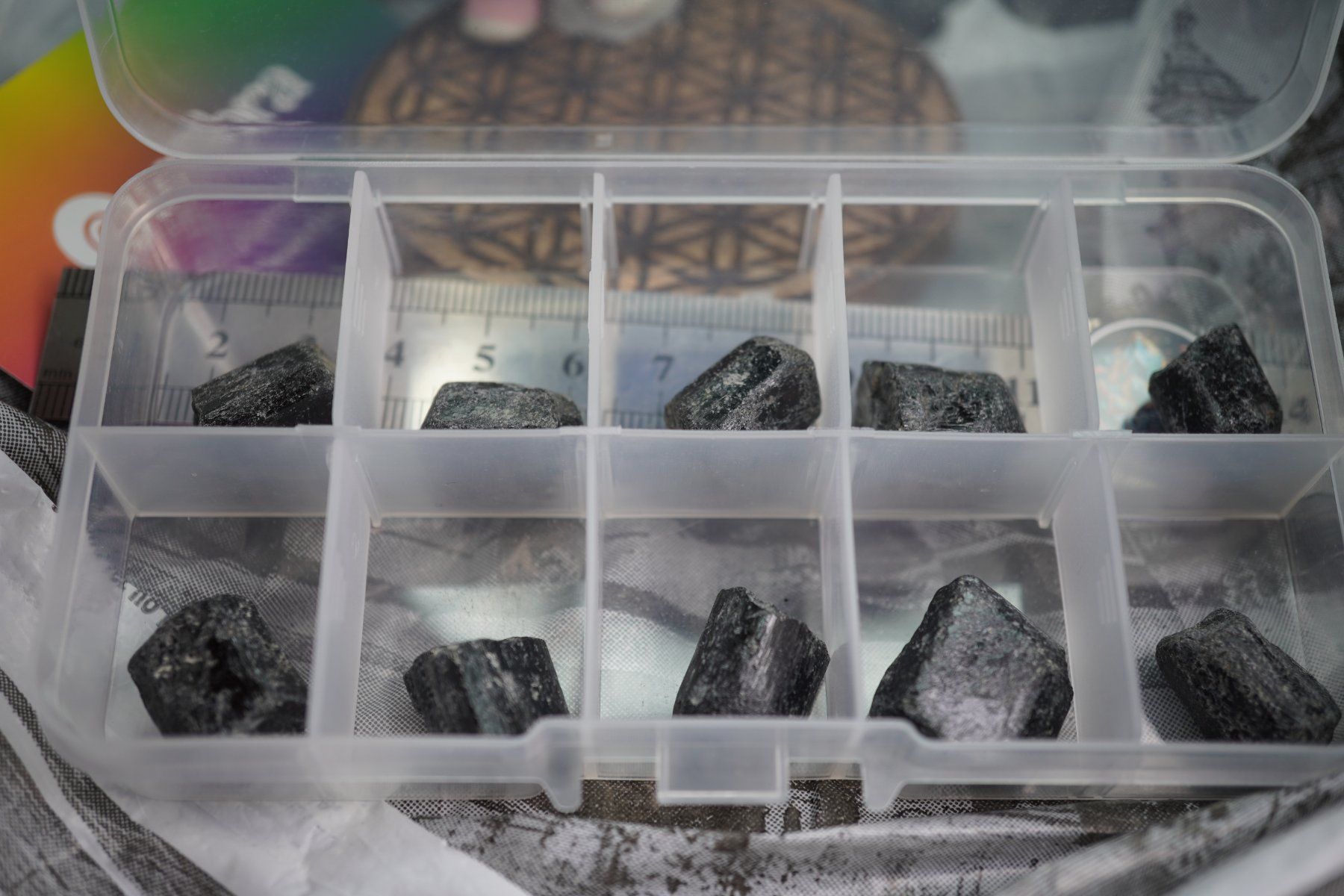 Minerali & Pietre curative: Turmalin Schwarz Roh  in Box – Nuovo e nell'imballaggio originale da Eschenbach SG venduto da topstone 4