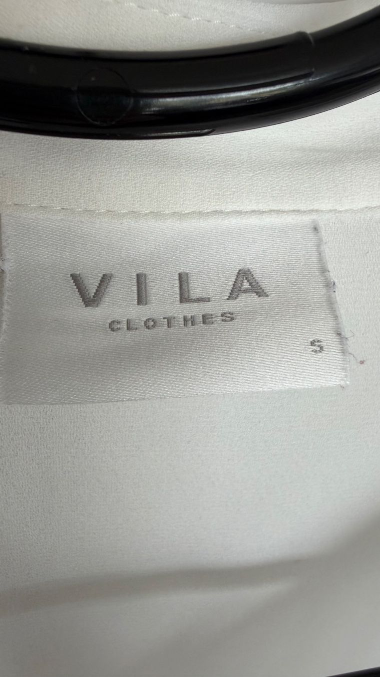 Vila Camicette: Elegante weisse Bluse - VILA – Nuovo (secondo la descrizione) da Düdingen venduto da Hiron_o7 3