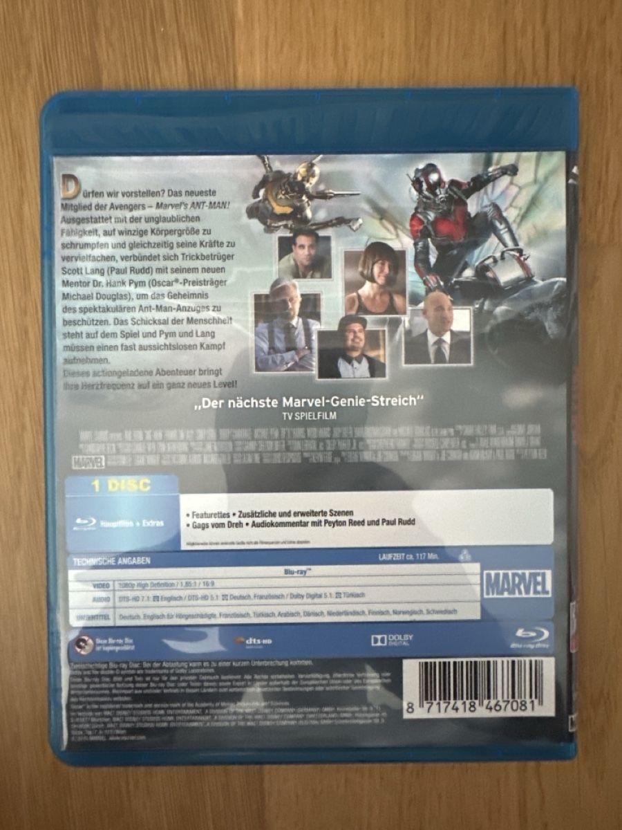 Alle DVDs: Ant-Man Blu-ray – Neu (gemäss Beschreibung) aus Hochdorf von Blitzman83 1