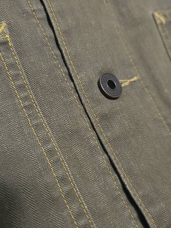 Giacche: RRL Double RL Linen Cotton Herringbone Work Jacket – Usato da Stallikon venduto da rob_62w9 4