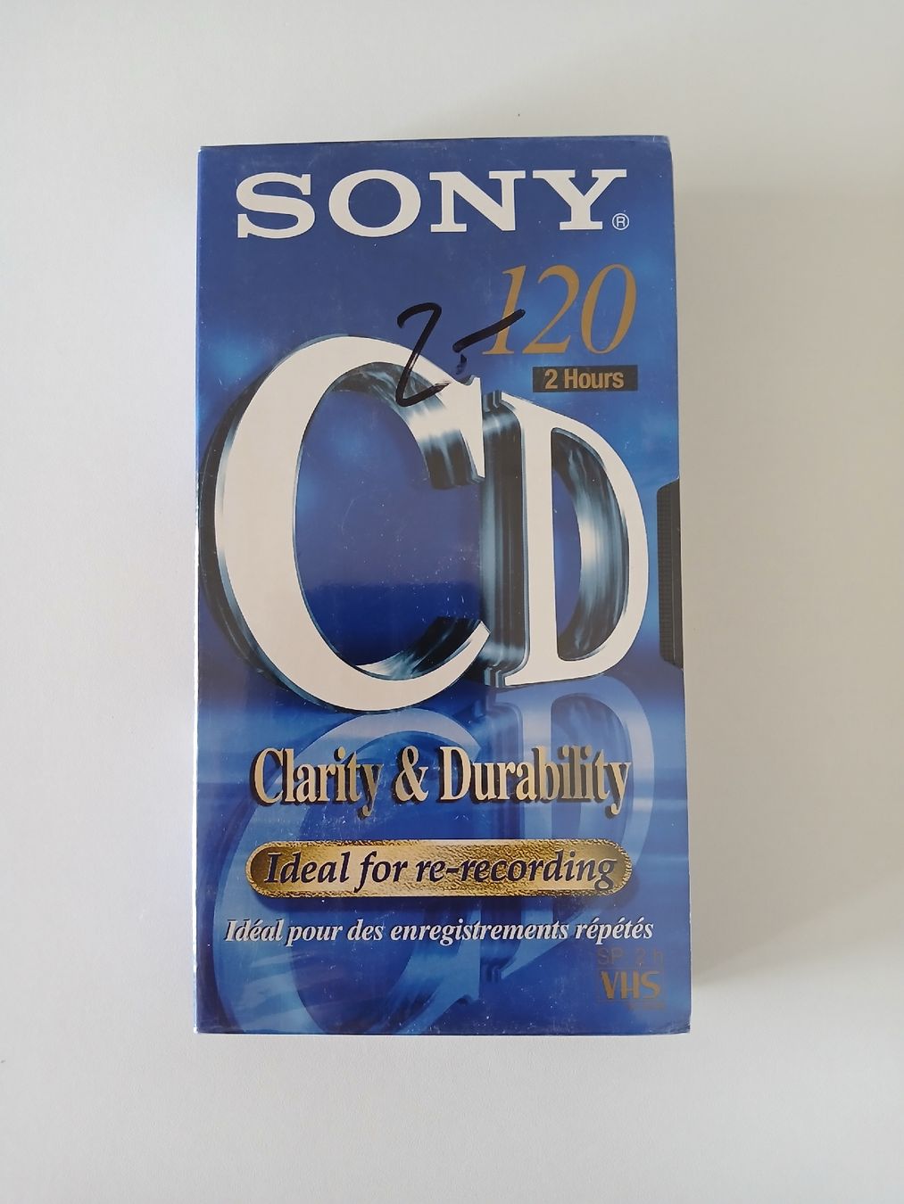 Leerkassetten: SONY CD-120 VHS Kassette 2 Stunden – Neu und originalverpackt aus Berikon von pil_thm8