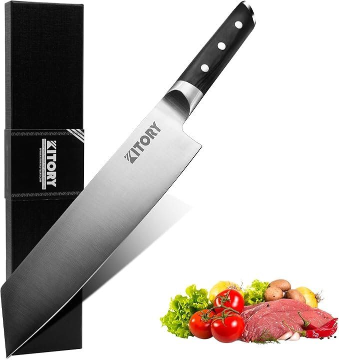 Coltelli da cucina: Kiritsuke Kochmesser, Küchenmesser mit 20cm Extrem Scharf – Nuovo e nell'imballaggio originale da Oberentfelden venduto da abz_l7vm