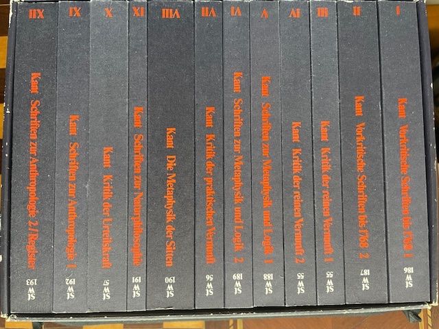 Libri: Immanuel Kant Werke in zwölf Bänden – Usato da Zürich venduto da bri_pt8h