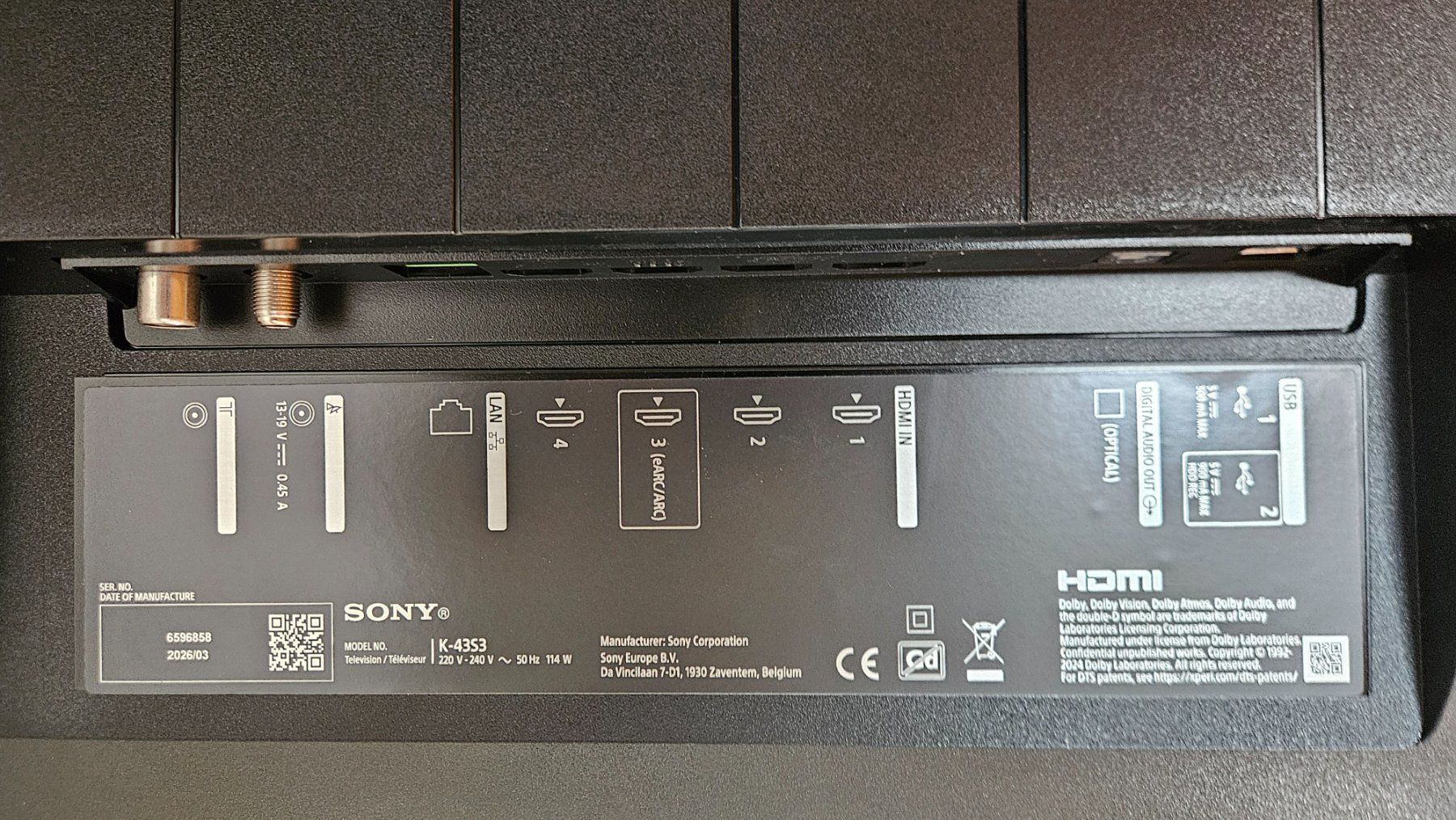Sony Televisori: Sony Bravia 3 TV 2026 – Nuovo (secondo la descrizione) da Diessenhofen venduto da Primordium 1