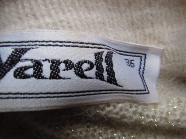 Maglioni & Felpe: Gr. 36 YARELL ecru/gold Pulli mit Wolle Angora VINTAGE – Usato da Basel venduto da FRAU.ZAUBER.MOND 4