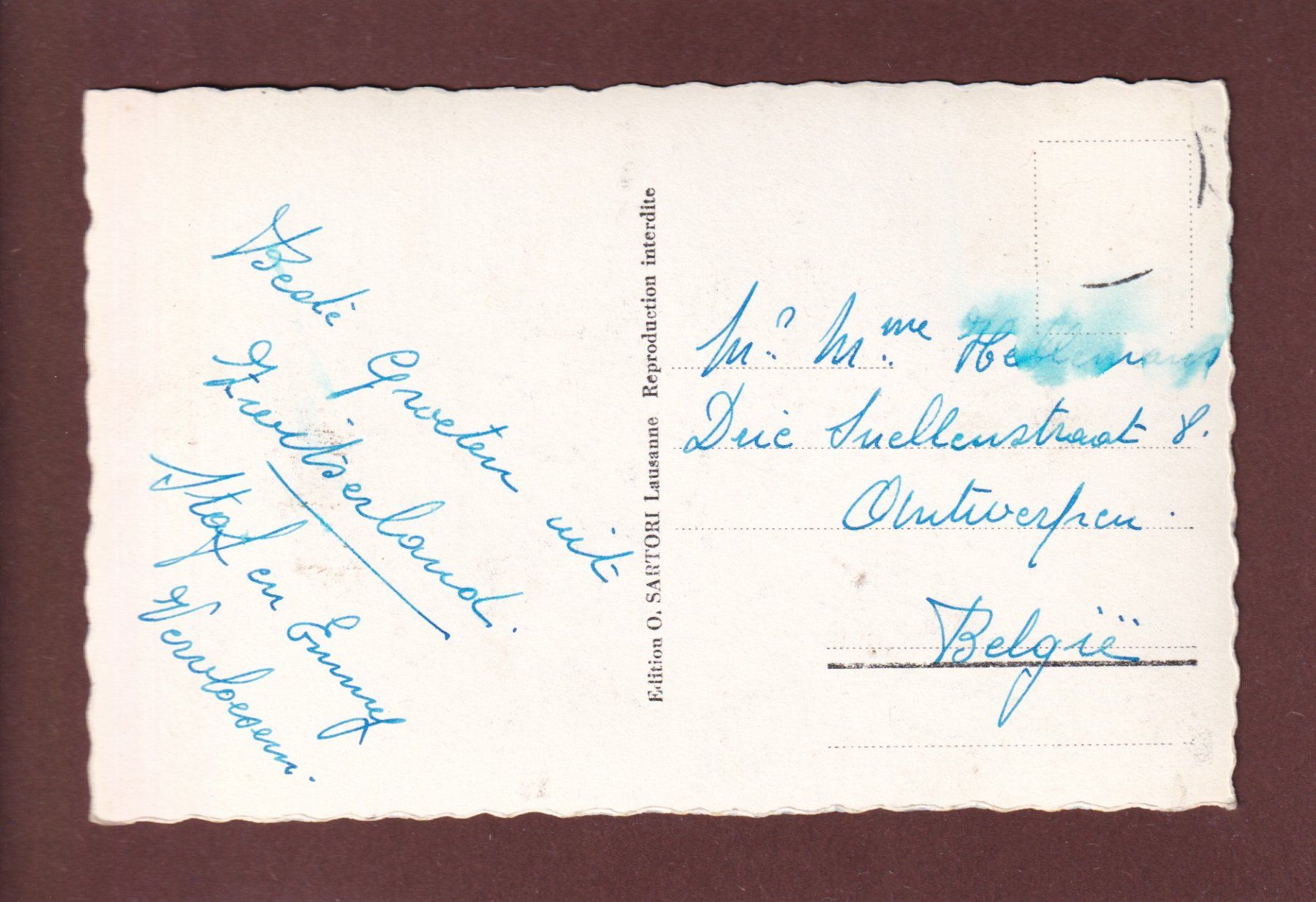 Cartoline postali: LAUSANNE - Chambre vaudoise de commerce – Usato da Pully venduto da nicecards 1