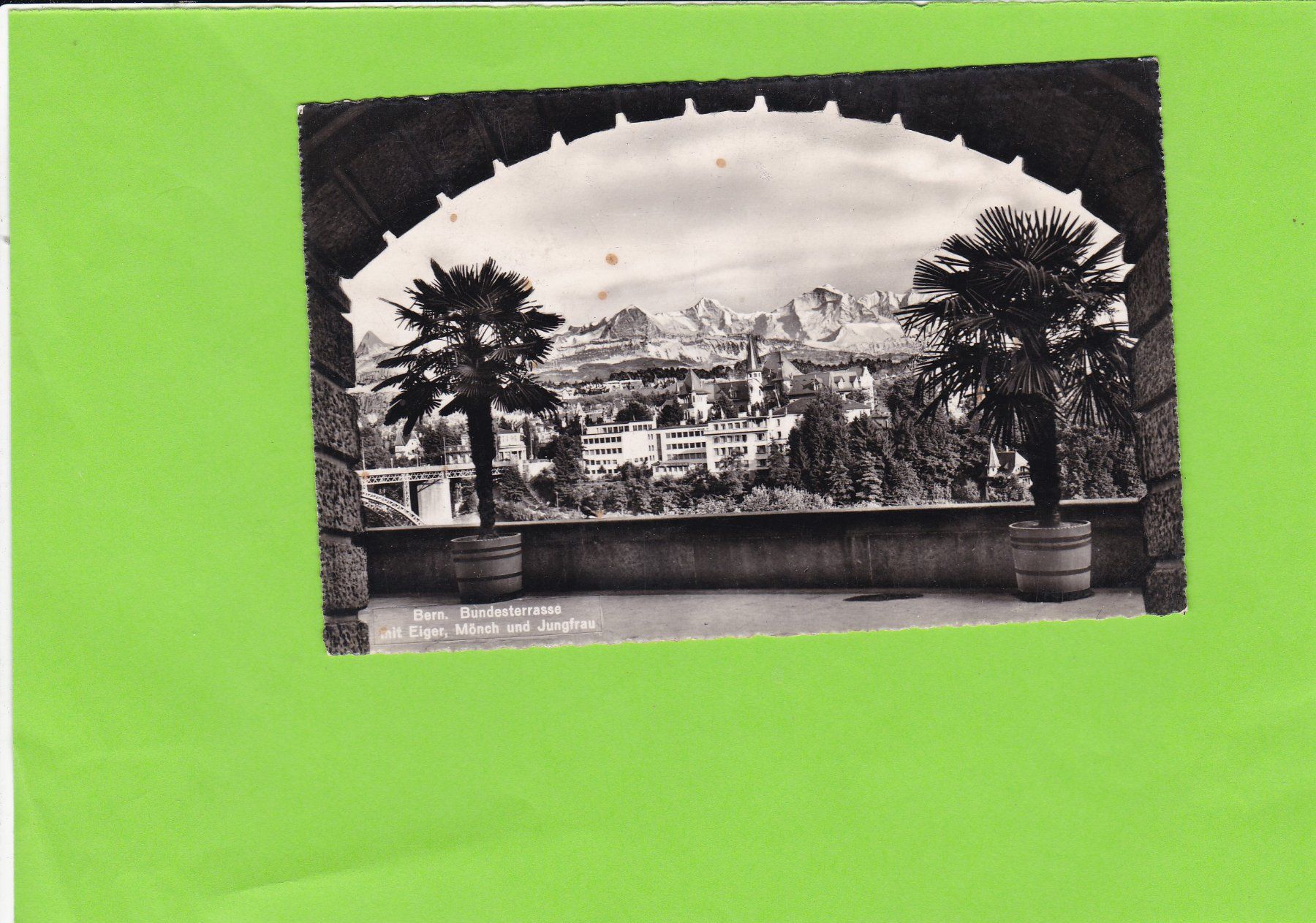 Cartoline postali: Bern-Bundesterrasse – Usato da St. Peterzell venduto da neckertal