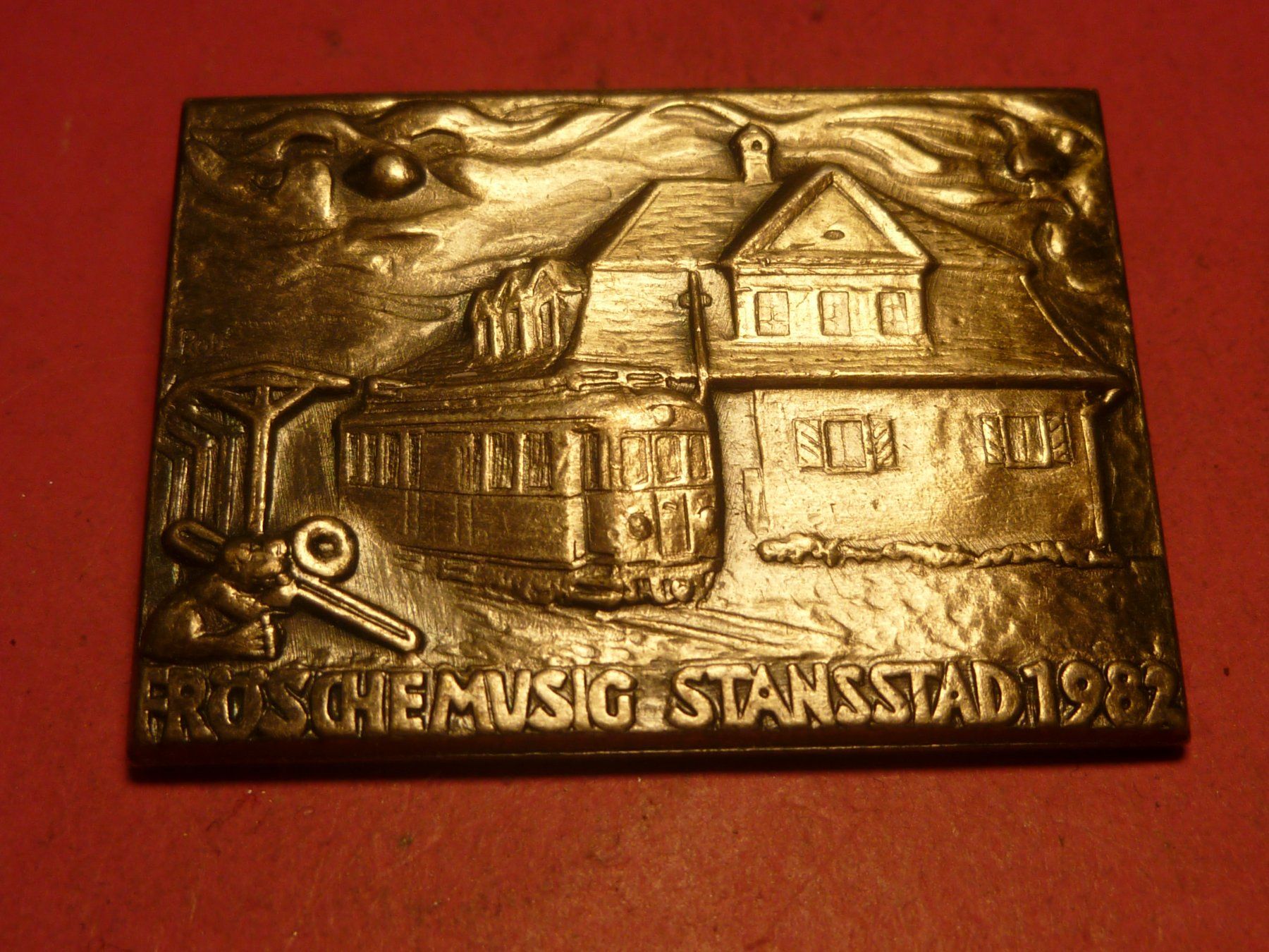 Plaketten & Abzeichen: STANSSTAD 1982 SILBER – Gebraucht aus Ried (Muotathal) von Mandarin02