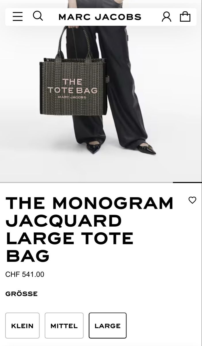 Marc Jacobs Sacs femmes: Marc Jacobs Monogram Tote Bag – D'occasion à Beromünster par plantie 2