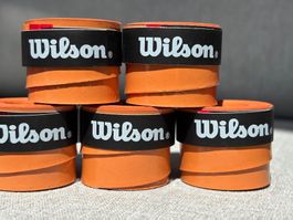 QUINTETT Wilson Overgrip Comfort / Orange / Braun / Tennis