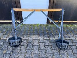 2 seltene antike Maulkörbe für Pferde