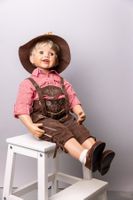 Puppe Ashton Drake - Luis der Trachtenbub ca. 80 cm Gross